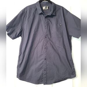 Ronin Factory Men's Navy Blue Short Sleeve Shirt Size X Large‎ 100% Cotton